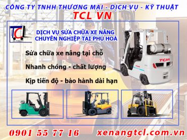 Dịch vụ sửa xe nâng hàng kỹ thuật cao tại Hoà Phú